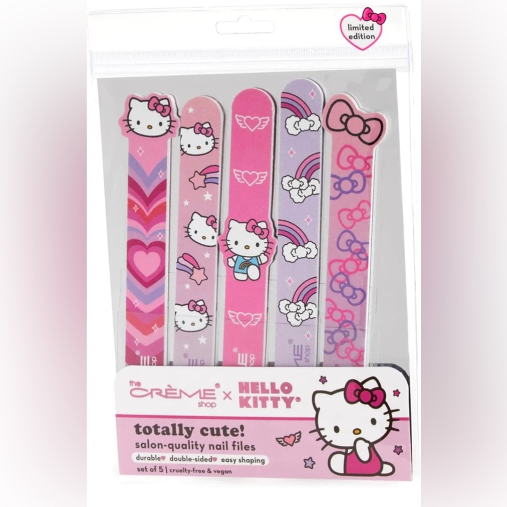 The Creme Shop x Hello Kitty Y2K Collection Totally Cute! Nail Files Set of 5
